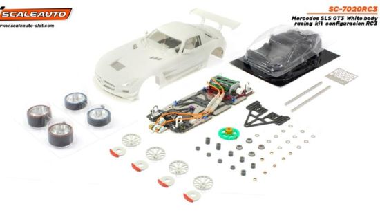 Scaleauto 1/24, Merc. SLS GT3, Bausatz RC3, SC-7020RC3